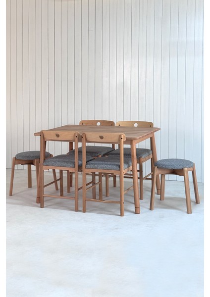 Alaçatı Masif Kayın Ahşap Mutfak Masası - 115 x 80 indirimleri