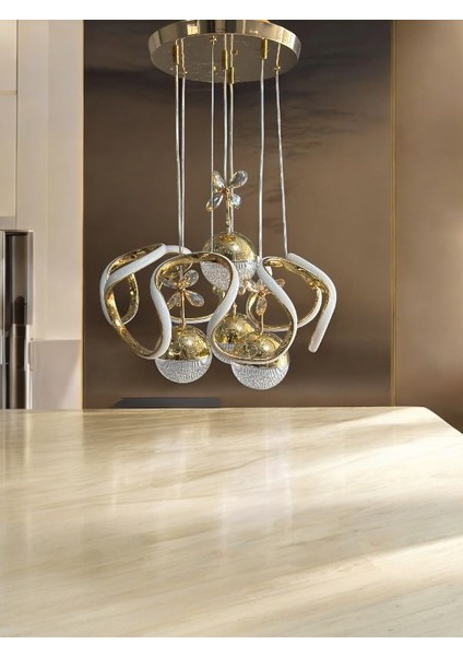 4 Toplu Gold Kaplama Modern LED Sarkıt Avize Dron fiyatları