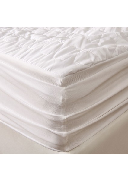 Soft Kapitoneli Sıvı Geçirmez Fitted Tek Kişilik Alez - Beyaz - 100X200 cm modelleri