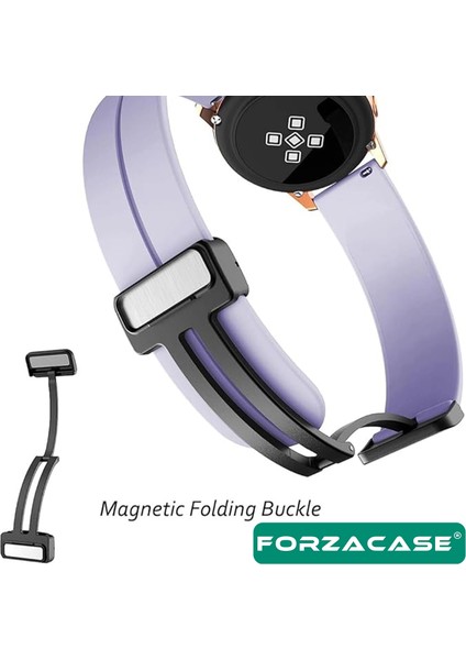 Huawei Watch Ultimate 2 ile Uyumlu D Manyetik Tokalı Silikon Kordon Kayış - FC144 fırsatları