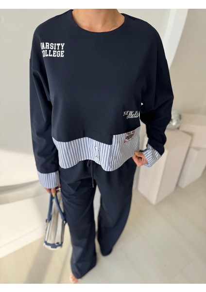 Lacivert Sweat Pantolon Takım fırsatları