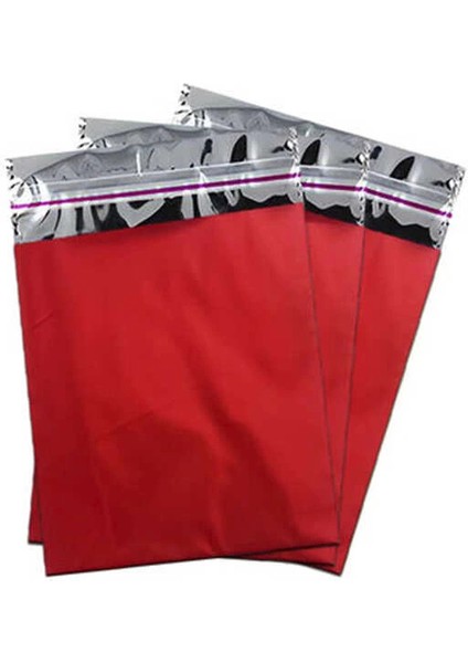 Kırmızı Lüks Metalize Poşet 11X12