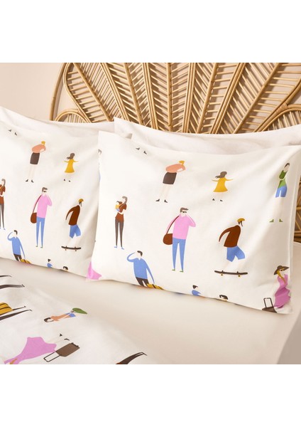 Soft Belum Çift Kişilik Nevresim Takımı - Renkli fiyatları