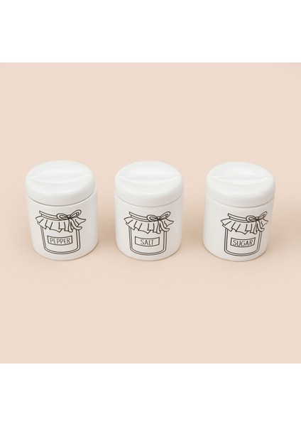 Home 25028 Almira 3'lü Baharatlık - Beyaz fiyatları