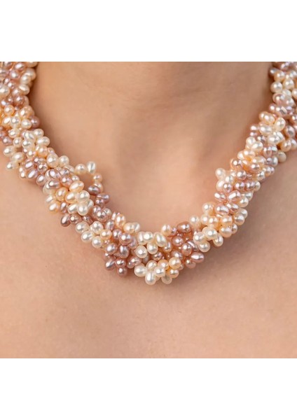 Renkli Inci Küme Kolye fiyatları