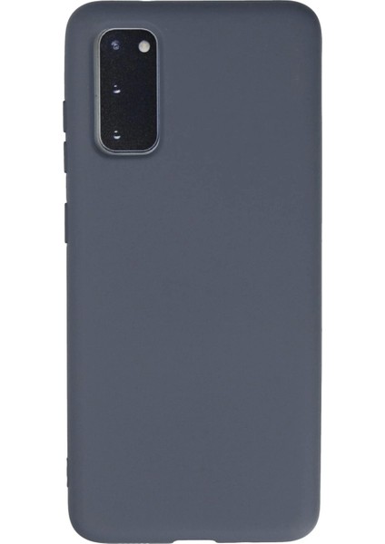 Bfs Samsung Galaxy S20 Kılıf Nano Içi Kadife Silikon - Gri