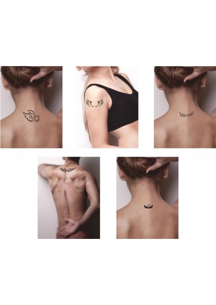 Kanat Desenleri Kına ile Geçici Dövme Yapma Seti fiyatları