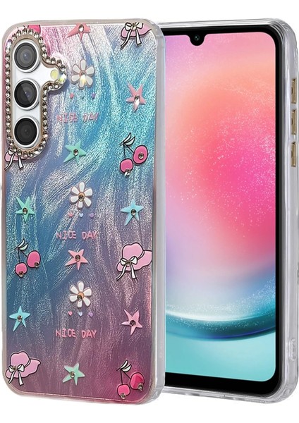 Bfs Samsung Galaxy A24 4g Kılıf Blade Aynalı Desenli Kapak - Desen 4