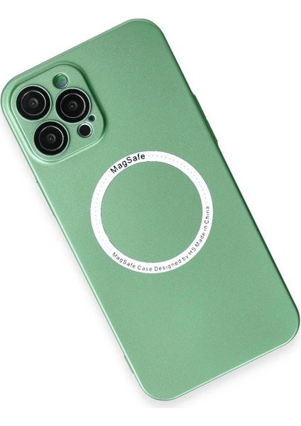 Bfs iPhone 12 Pro Kılıf Jack Magneticsafe Lens Silikon - Yeşil modelleri
