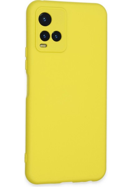 Bfs Vivo Y21S Kılıf Nano Içi Kadife Silikon - Sarı fiyatları