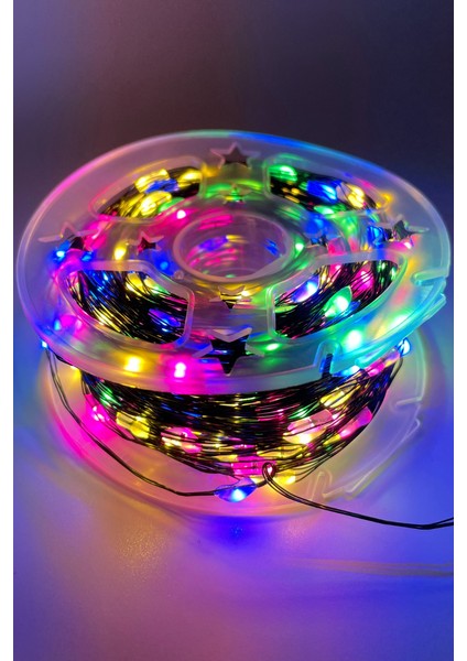 50 Metre 500 Ledli Rgb Peri LED Işık IP64 Dış Mekan Dekoratif LED Işık Yılbaşı Süsü