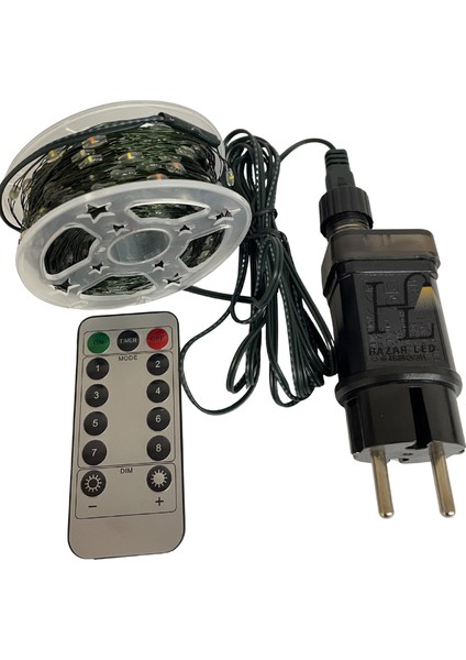 50 Metre 500 Ledli Rgb Peri LED Işık IP64 Dış Mekan Dekoratif LED Işık Yılbaşı Süsü indirimleri