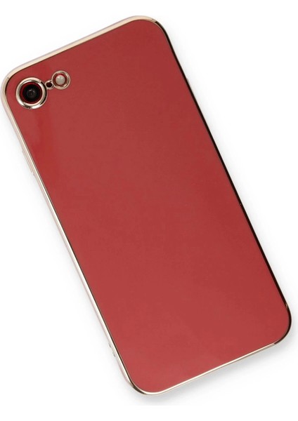 Bfs iPhone 7 Kılıf Volet Silikon - Kırmızı modelleri