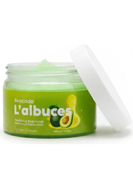 Avocado Body Scrub 400GR – Vegan, Temiz Içerikli, Avokado Kokulu Pürüzsüz Cilt Bakımı fiyatları