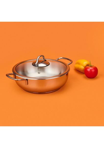 Paslanmaz Çelik Karnıyarık Tenceresi - Gri - 24 cm fiyatları