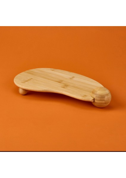 Bambu Oval Sunumluk - Açık Kahverengi - 33 cm