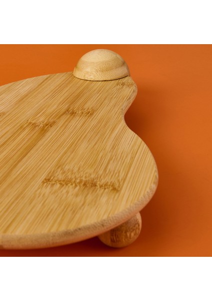 Bambu Oval Sunumluk - Açık Kahverengi - 33 cm modelleri
