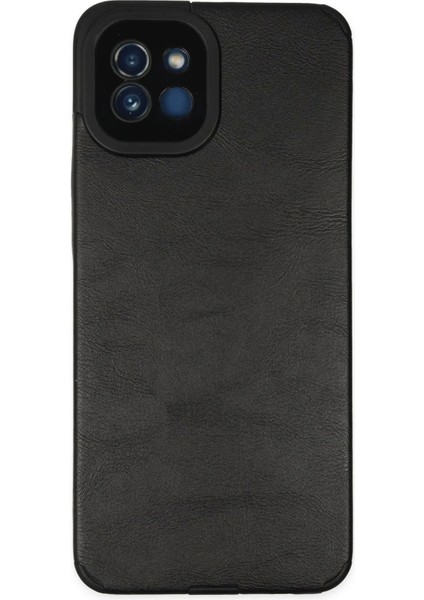 Bfs Samsung Galaxy A03 Kılıf Loop Deri Silikon - Siyah