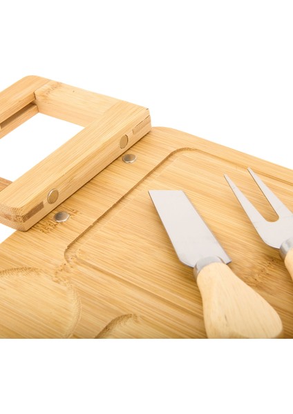 Mıknatıslı Bambu Peynir Servis Tabağı - Kahverengi modelleri