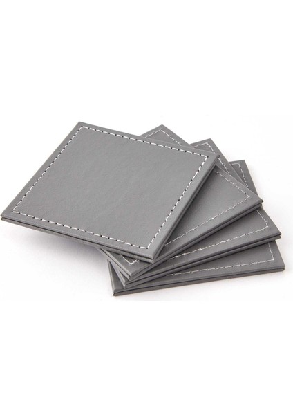 Dekoratif Brown 4 Lü Bardak Altlığı - Asorti - 10X10 cm fiyatları