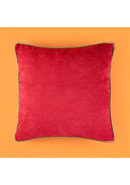 Soft Asas Kırlent - Kırmızı / Yeşil - 45X45 cm fiyatları