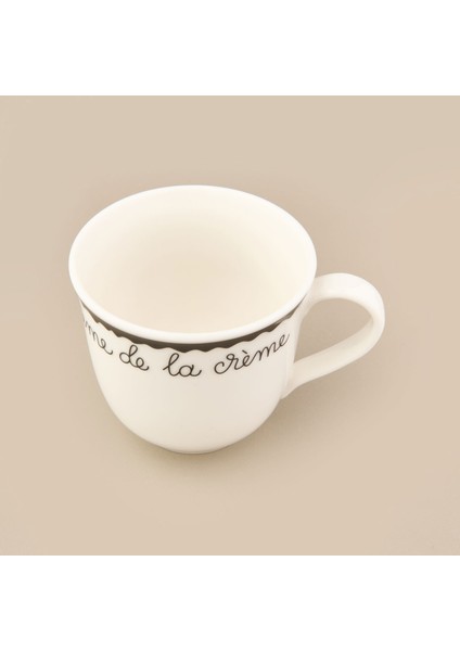 Kitchen Crema De La Cream Porselen Kupa - Renkli - 290 ml fiyatları