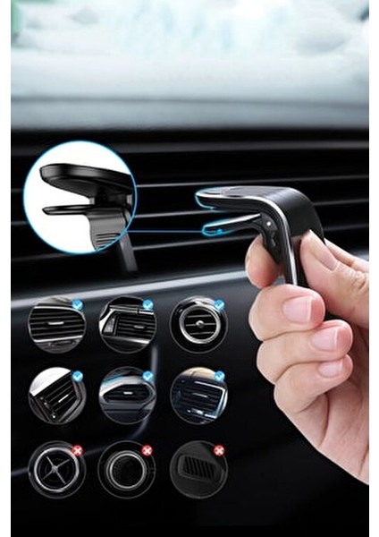 Mıknatıslı Telefon Tutucu Araç Içi Telefon Sabitleyici Aparat Hava Çıkışı Araba Içi Tutacağı fırsatları