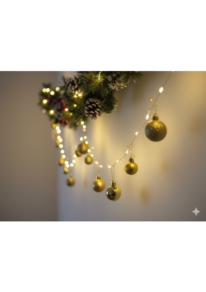 Yılbaşı Gold Toplar Şekilli Peri LED Işık fiyatları