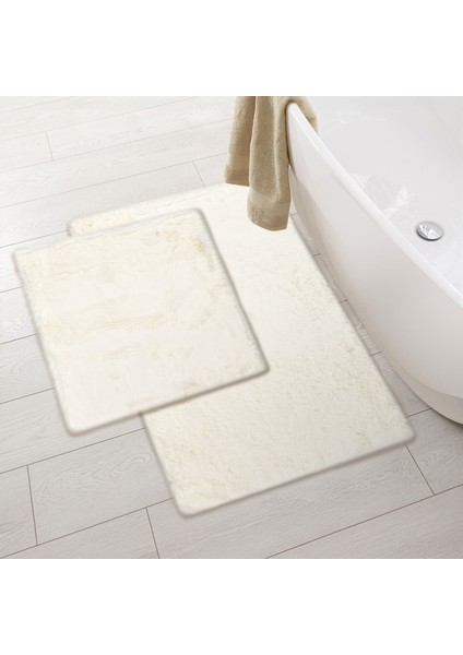 Soft Venüs Post 2'li Klozet Takımı - Ekru - 60X100 cm + 50X60 cm fiyatları