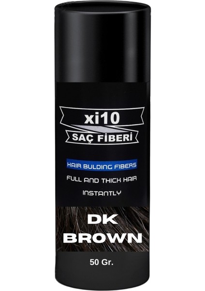 Dolgunlaştırıcı Saç Tozu Topik Koyu Kahve 2 Adet x 50 gr