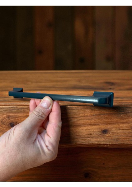 Beta Düz Antrasit Alüminyum Metal Lüks Modern Mobilya Çekmece Mutfak Dolabı Kulpu 160MM-192MM modelleri