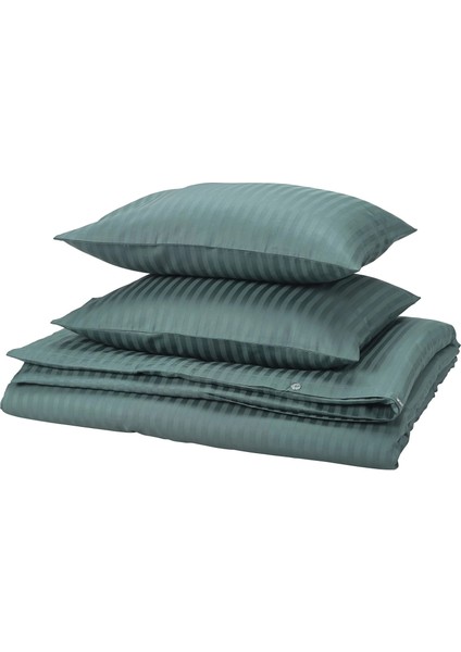 Nattjasmın Çift Kişilik Nevresim Seti Mavi Yeşil 240 x 220 / 50 x 60 cm
