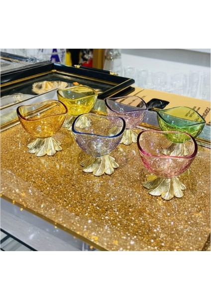 Aymın Kristal 6’lı Asorti Lokumluk Seti modelleri