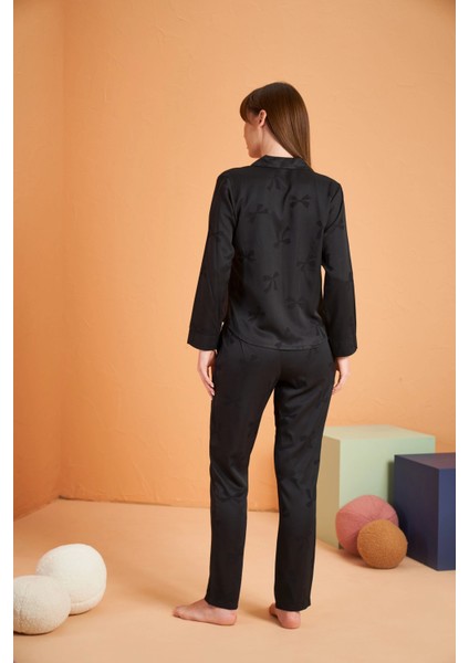 Pjs 28042 Kadın Uzun Kol Boydan Düğmeli Pijama Takımı modelleri