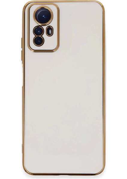 Bfs Xiaomi Redmi Note 12S Kılıf Volet Silikon - Beyaz
