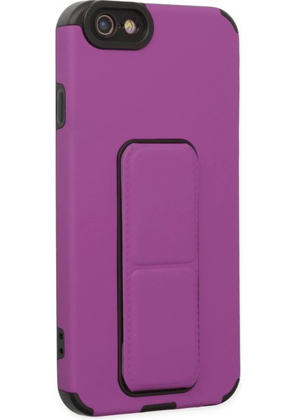Bfs iPhone 6 Kılıf Mega Standlı Silikon - Mor fiyatları