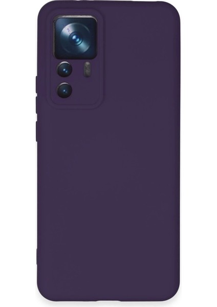 Bfs Xiaomi Mi 12T Pro Kılıf Nano Içi Kadife Silikon - Mor