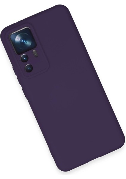 Bfs Xiaomi Mi 12T Pro Kılıf Nano Içi Kadife Silikon - Mor modelleri