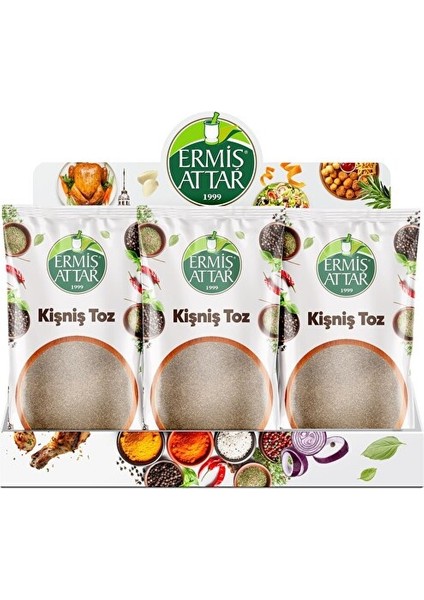 Kişniş Toz 70 Gram 3'lü Ermiş Attar