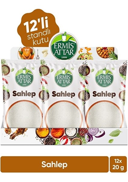 Sahlep 20 Gram 12'li Ermiş Attar