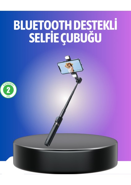 Bluetooth Selfie Çubuğu – Uzaktan Kumandalı