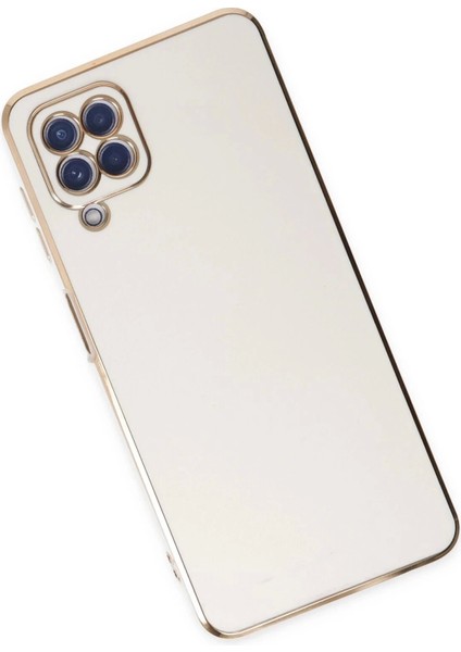 Bfs Samsung Galaxy A12 Kılıf Volet Silikon - Beyaz modelleri