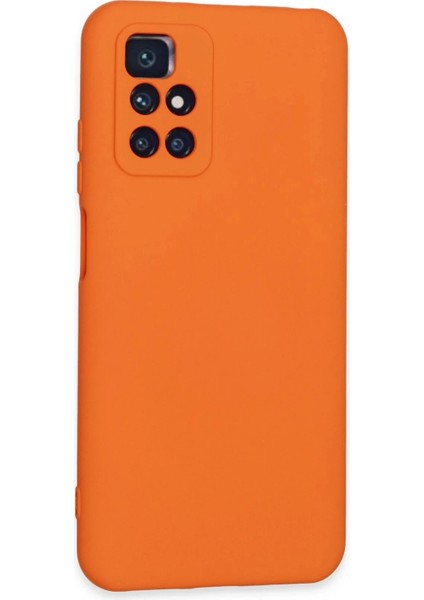 Bfs Xiaomi Redmi 10 2022 Kılıf Nano Içi Kadife Silikon - Turuncu fiyatları