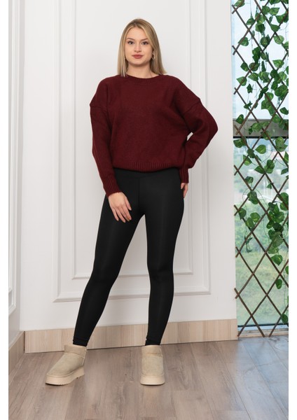 Yuvarlak Yaka Yumoş Triko Kazak 258181
