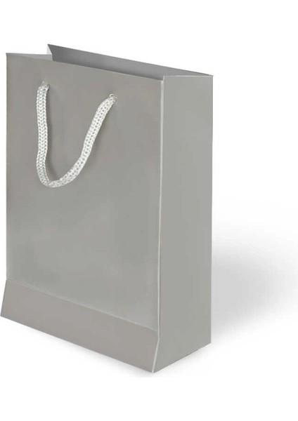 Gümüş Karton Çanta 20X25CM