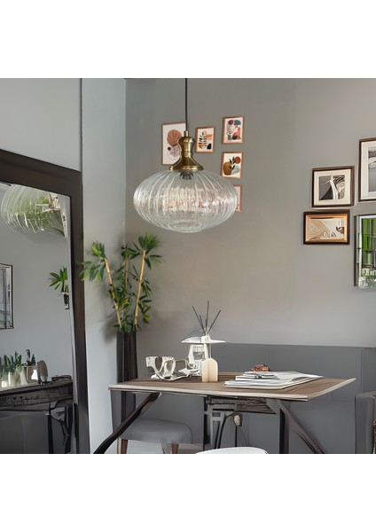 Elegant Cam Şeffaf Avize Eskitme Tokmak Başlık Sarkıt Lamba Restoran Salon Aydınlatma fırsatları