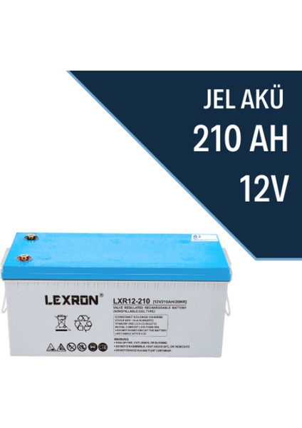210AH-12V Nano-Karbon Jel Akü