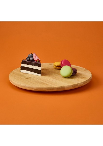 Bambu Döner Sunumluk - Açık Kahverengi - 31 cm fiyatları