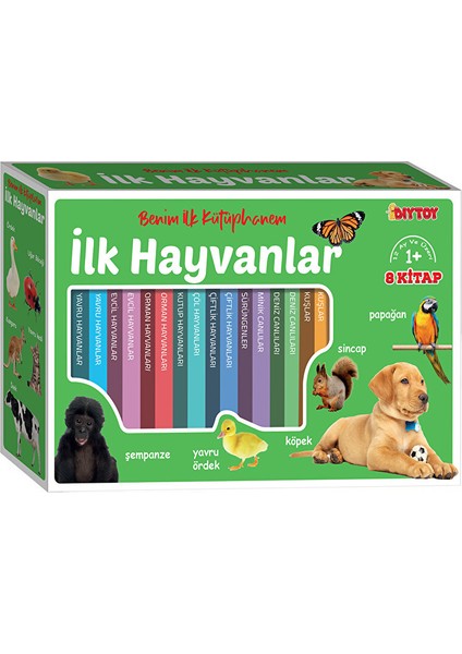 Minik Kitaplar Ilk Kütüphanem - Ilk Hayvanlar 1 Adet