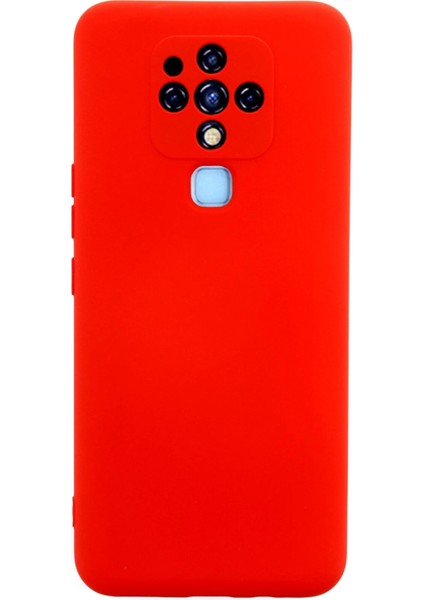 Bfs Tecno Camon 16 Kılıf Nano Içi Kadife Silikon - Kırmızı